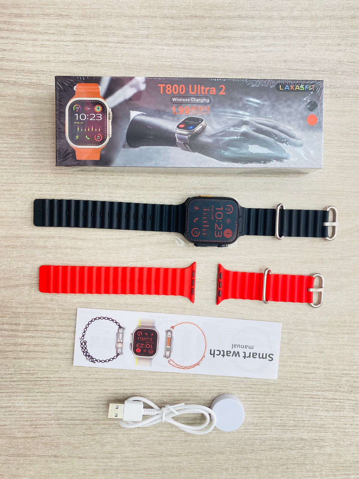 Smart watch t800 Ultra 2 Doble correa