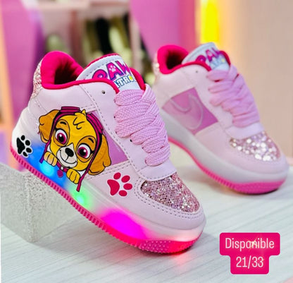 TENIS PAW PATROL CON LUCES