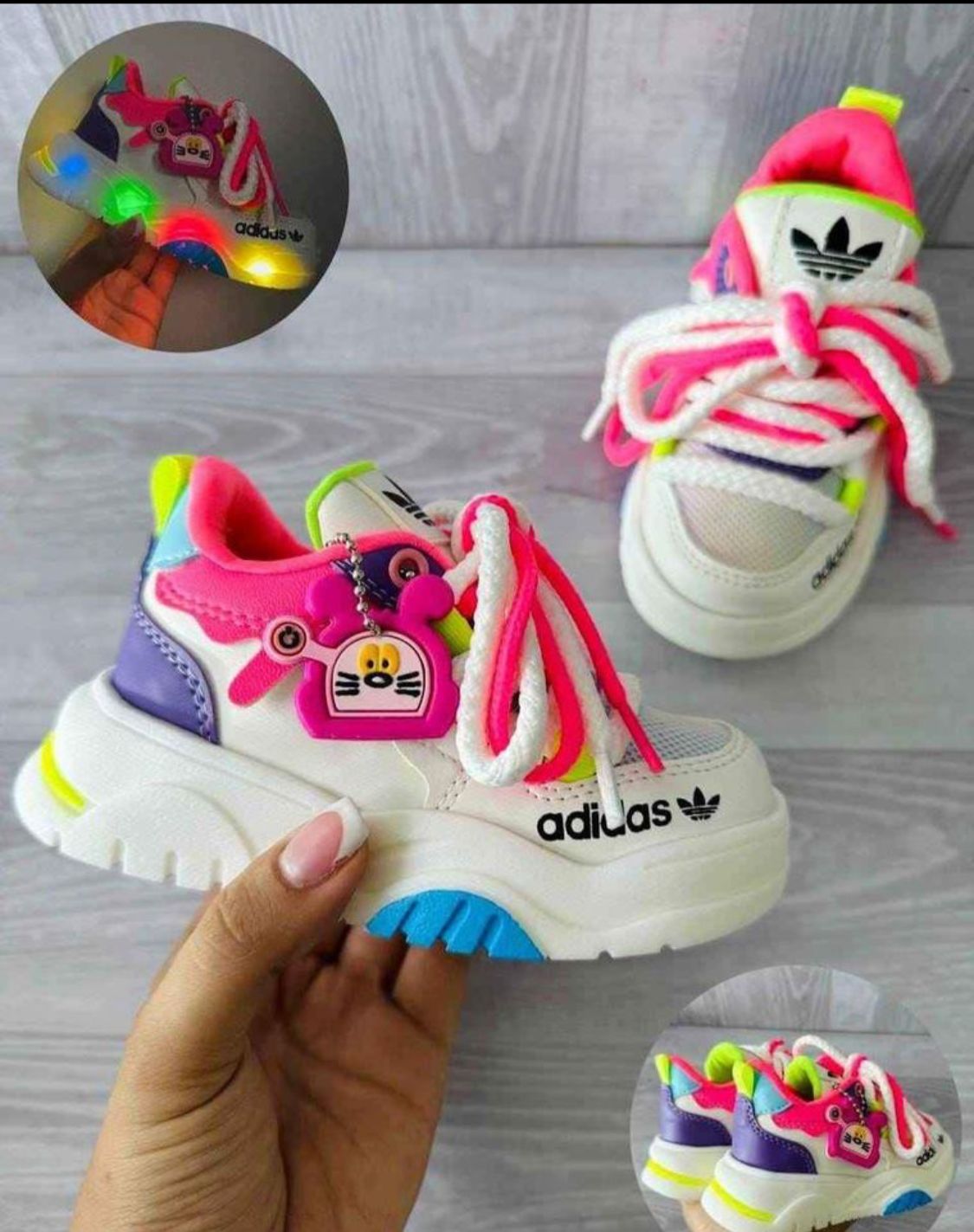 Tenis adidas con luces para niñas online